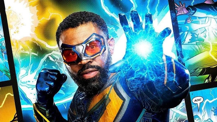 Cress Williams as Jefferson Pierce suited up as Black Lightning