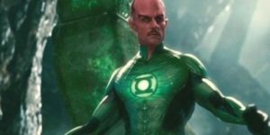 Screenshot from the film 'Green Lantern'. Mark Strong as Sinestro