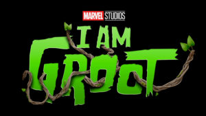 Title card for the upcoming Disney+ Marvel series "I Am Groot"