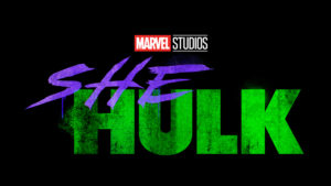 Title card for the upcoming Disney+ Marvel series "She-Hulk"