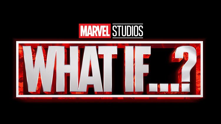 The logo for the Marvel Studios animated series "What If...?" coming to Disney Plus
