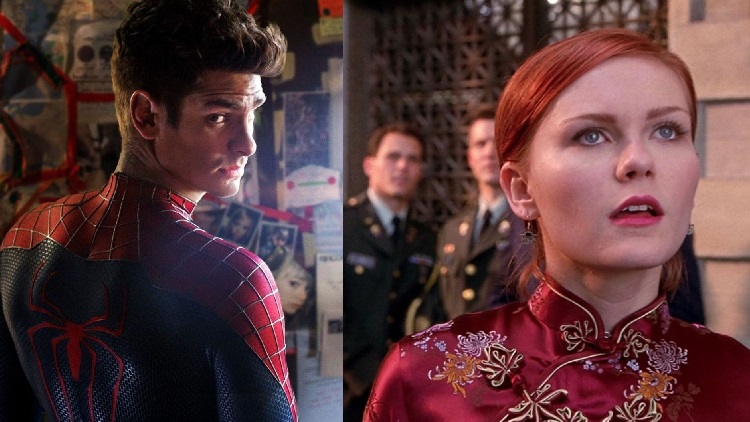Andrew Garfield and Kirsten Dunst in Spider-Man
