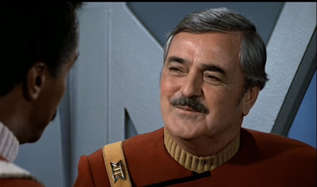 James Doohan as Captain Montgomery "Scotty" Scott in Star Trek: The Motion Picture