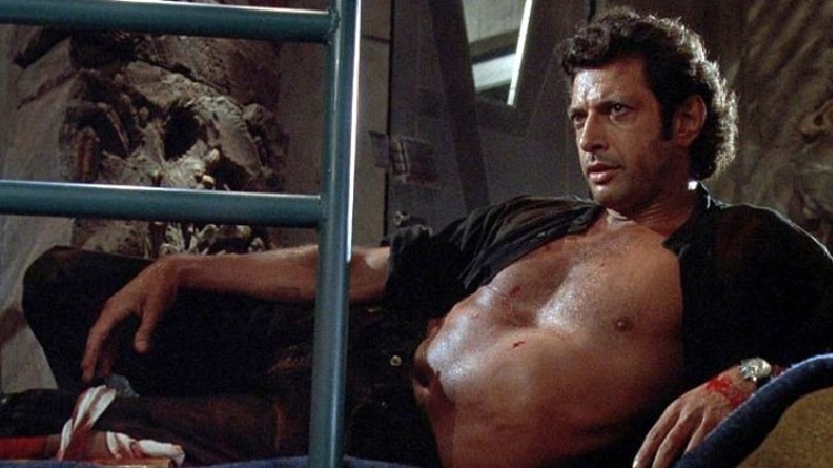 Jeff Goldblum as Ian Malcolm in 'Jurassic Park'