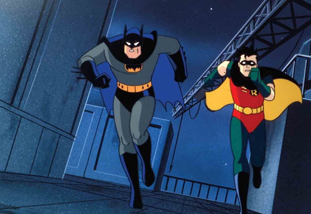 Batman: The Animated Series: Batman and Robin running