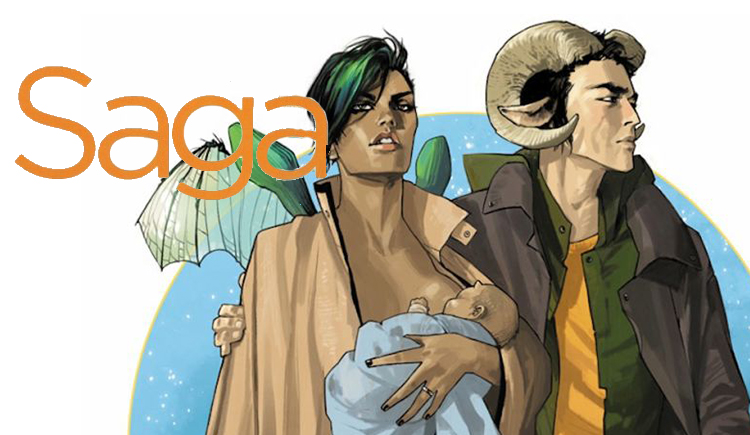 Saga by Brian K Vaughan and Fiona Staples