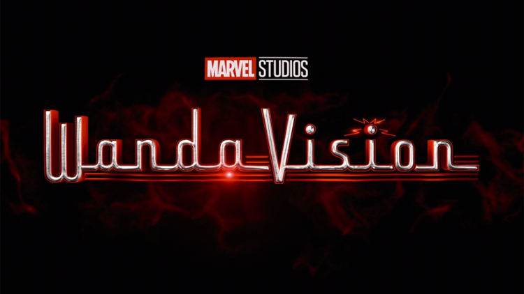 Title screen for the Disney+ series, "WandaVision."