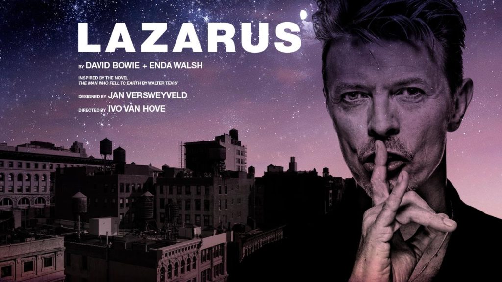 David Bowie Lazarus playbill cover