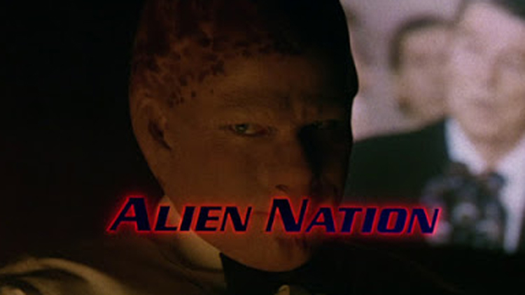 The title screen for the 1988 film, 'Alien Nation.'