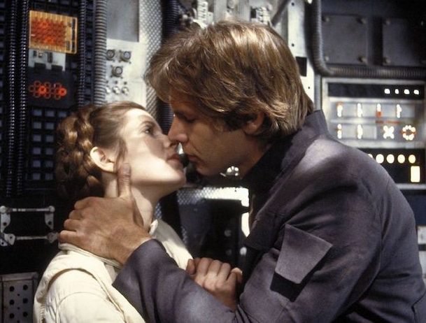 12 Couples In Geekdom: Leia Organa and Han Solo in the Millennium Falcon