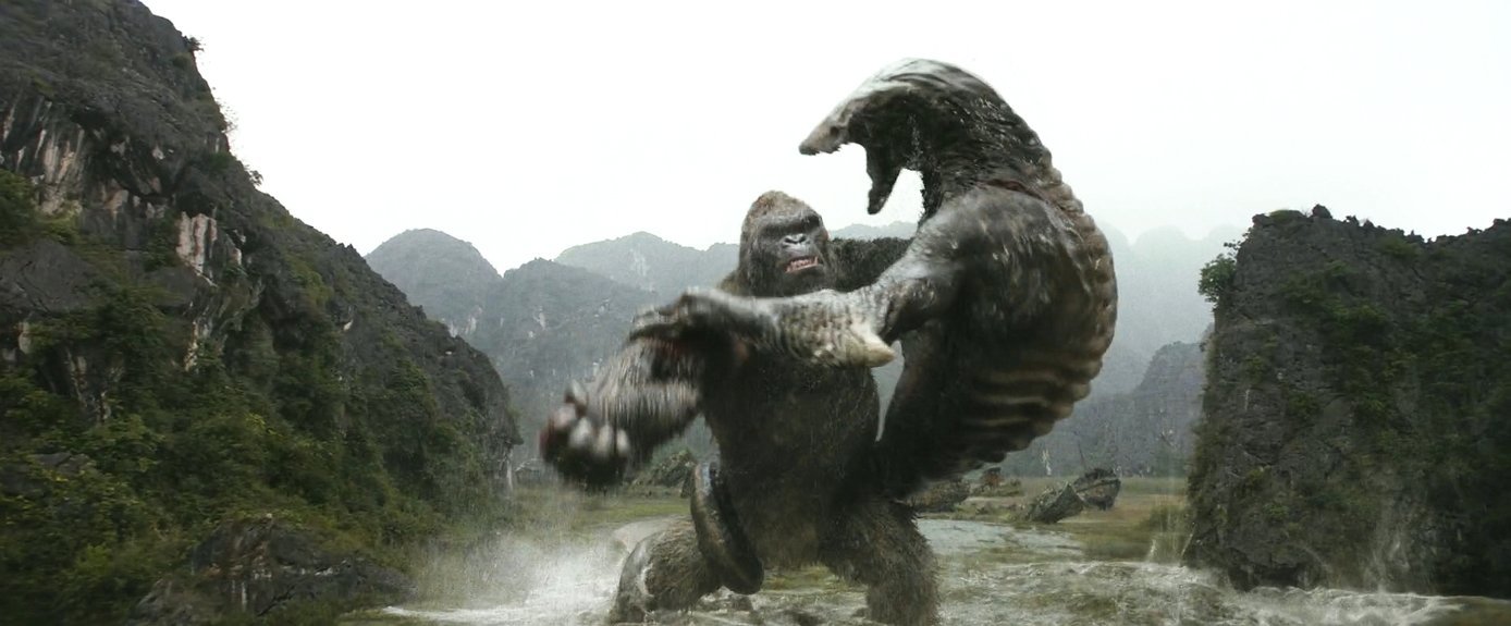 Kong Versus A Skull Crawler From 'Kong: Skill Island'