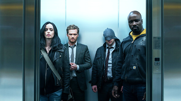 The Defenders come together