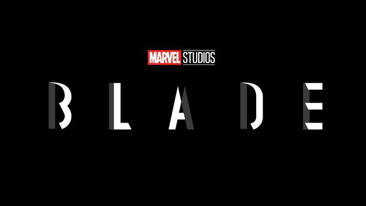 The title card for Marvel Studio's upcoming film, "Blade"