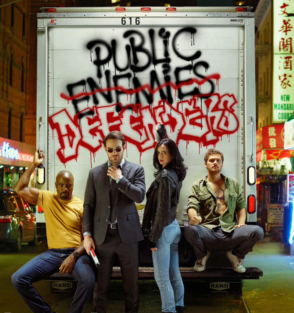 Luke Cage, Matt Mudock, Jessica Jones and Danny Rand: Public Defenders or Enemies