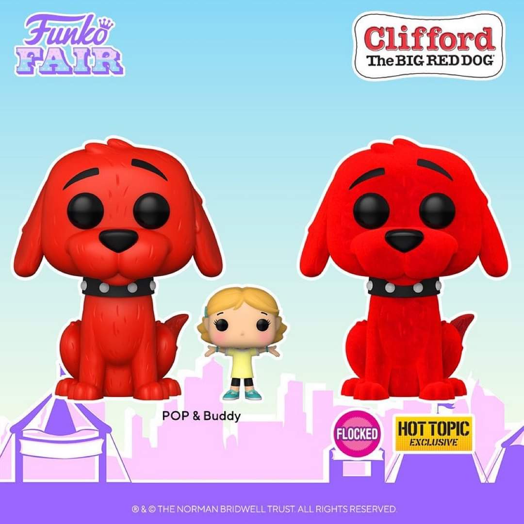 Funko Fair 2021 Clifford The Big Red Dog POP! Vinyls
