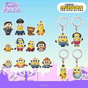 Funko Fair 2021 Minions Mystery Minis and Pocket POP! Keychains