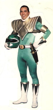 A Saturday Morning Superstar! Jason David Frank as Tommy the Green Power Rangers