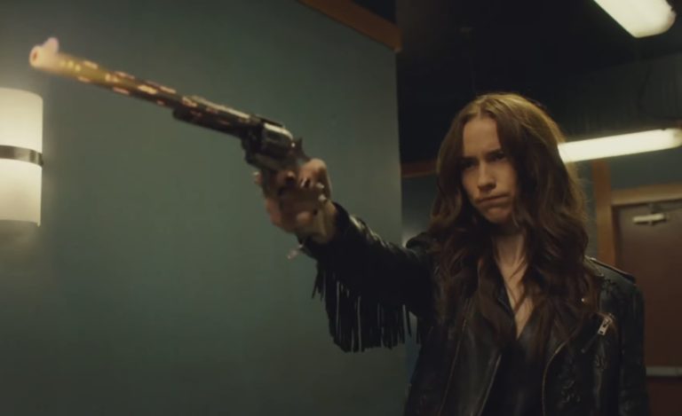 Wynonna Earp with the Peacemaker