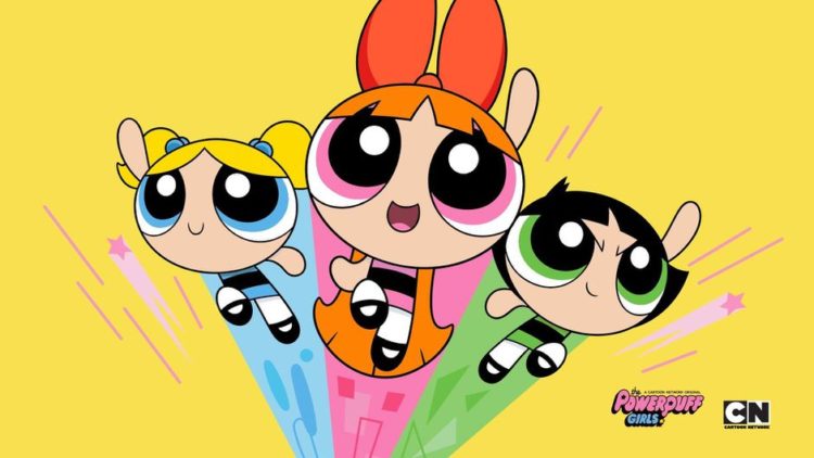 The Powerpuff Girls from their animated TV series