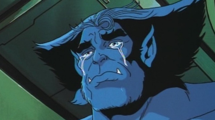 Saturday Morning Superstars: Beast from X-Men Crying
