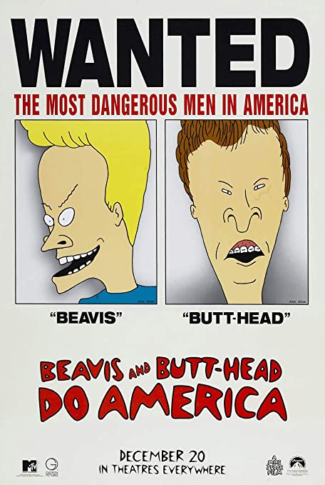 Beavis and Butthead Do America - Poster