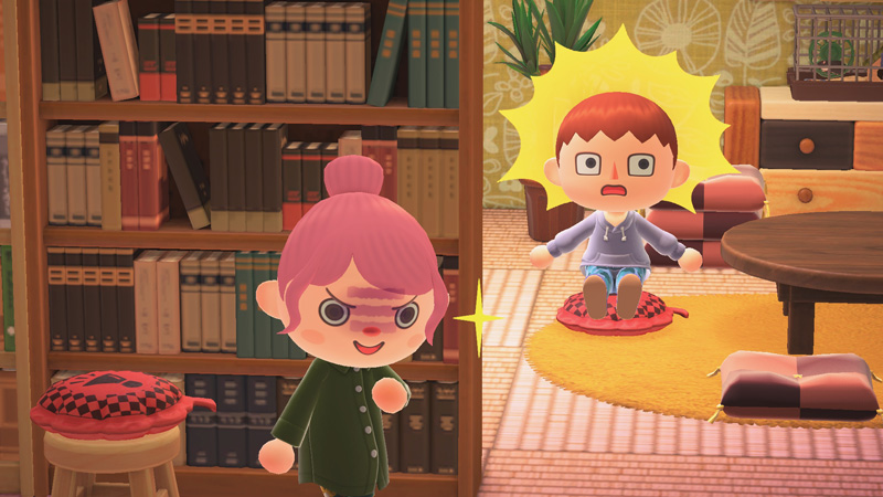 A whoopee cushion is being introduced to "Animal Crossing: New Horizons" to allow players to prank their animal islanders.