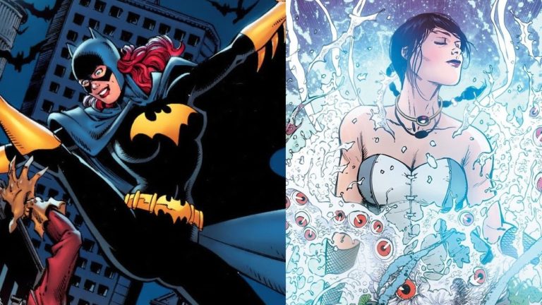 Side by side images of Batgirl Zatanna from DC Comics