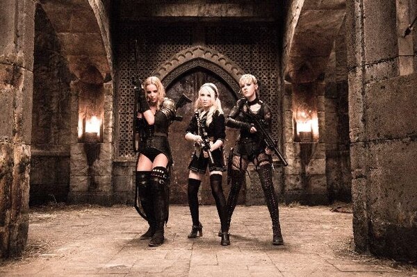 Abbie Cornish, Emily Browning, and Jenna Malone in 'Sucker Punch'