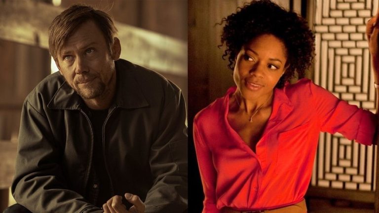 Side by side images of Jimmi Simpson in Silk Road and Naomie Harris in Skyfall