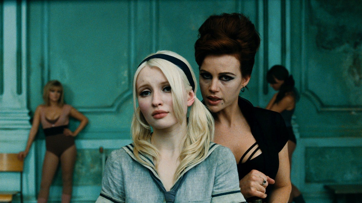 Emily Browning and Carla Gugino in 'Sucker Punch'