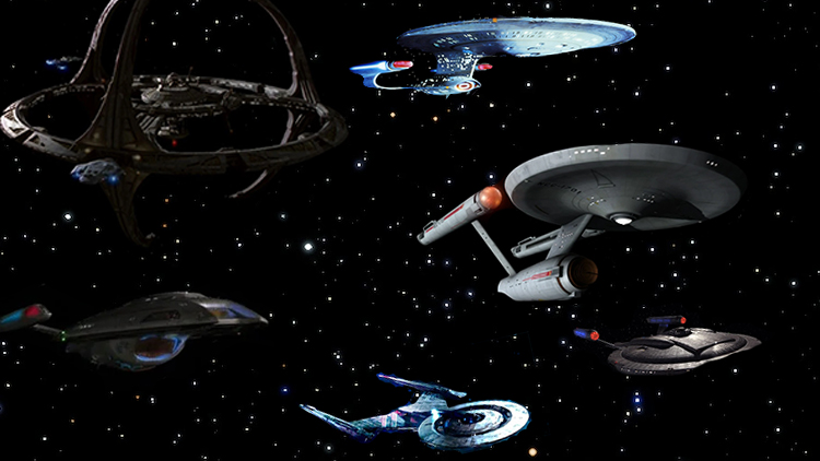 The title ships from several Star Trek television series