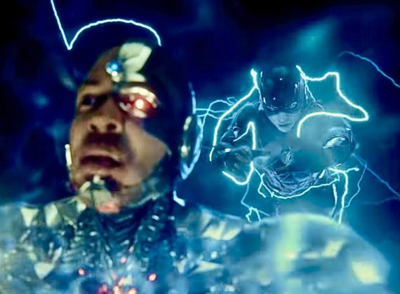 Cyborg (Ray Fisher) and Flash (Ezra Miller)- Zack Snyder's Justice League
