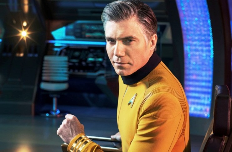 Anson Mount as Christopher Pike in Star Trek: Strannge New Worlds