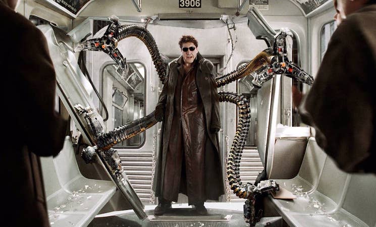 Alfred Molina as Doctor Octopus in Spider-Man 2.