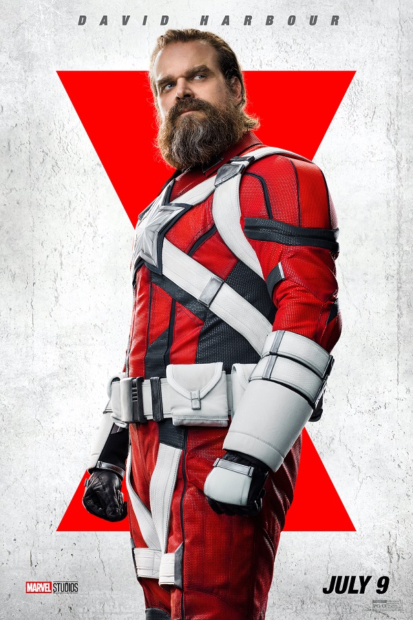 David Harbour as Alexei Shostakov/Red Guardian in Black Widow character poster