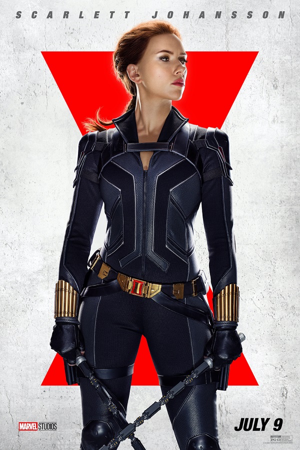 Scarlett Johansson in Black Widow poster