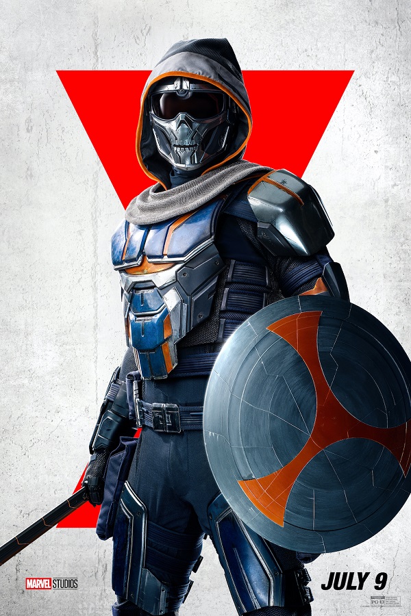 Taskmaster Black Widow character poster