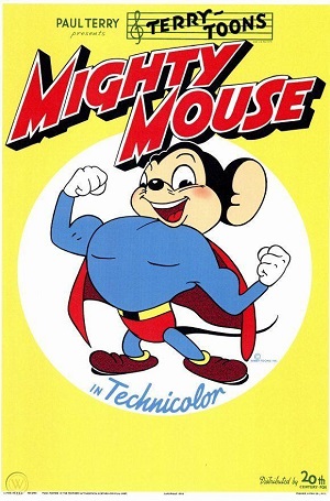 Original look of Mighty Mouse