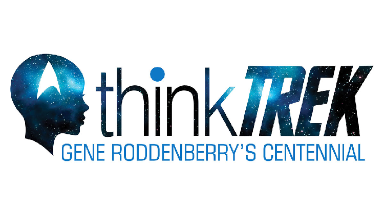 Logo for the Think Trek campaign celebrating Gene Roddenberry's 100th birthday