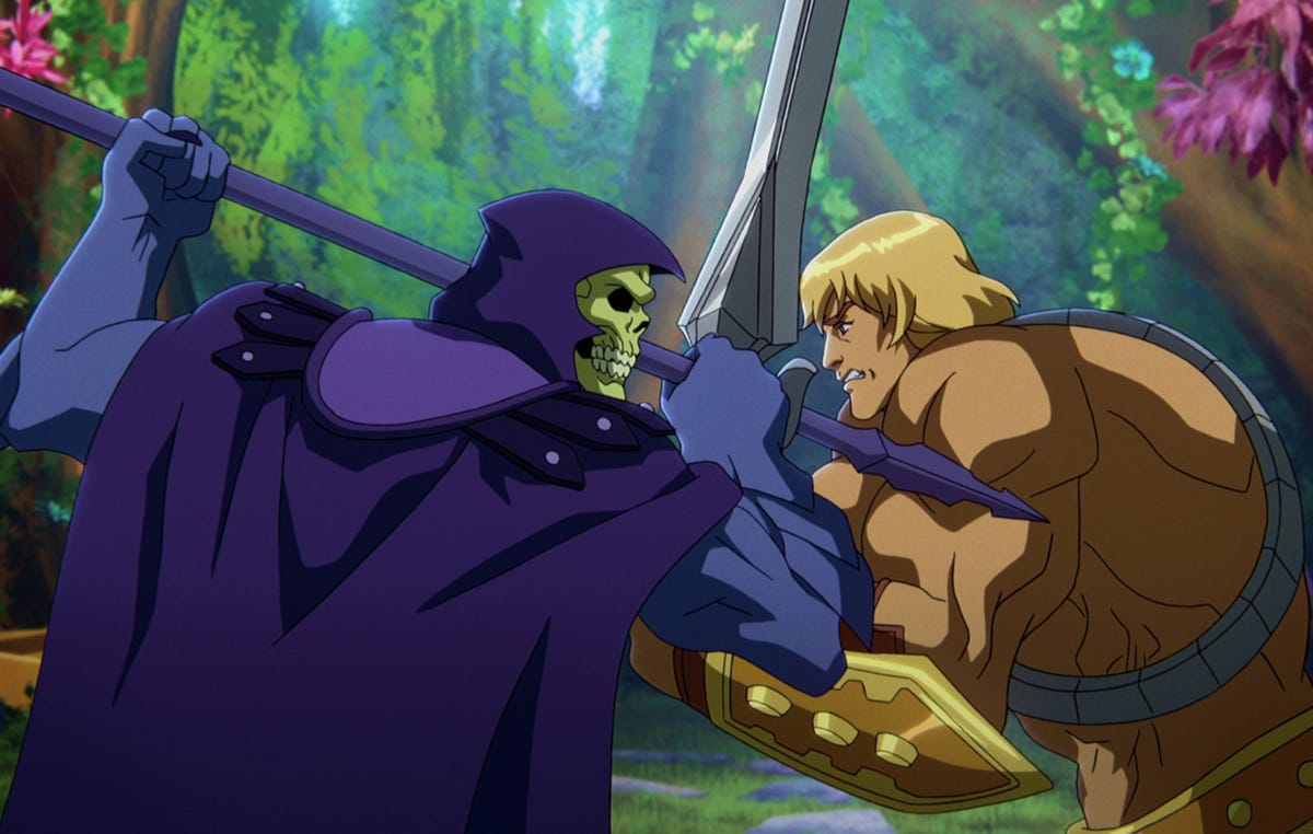 He-Man and Skeletor in 'Masters Of The Universe: Revelation'