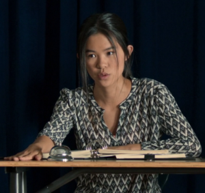 Tiffany Espensen as Cindy in Spider-Man: Homecoming - Debate Team scene
