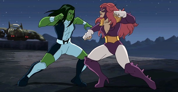 She-Hulk versus Titania
