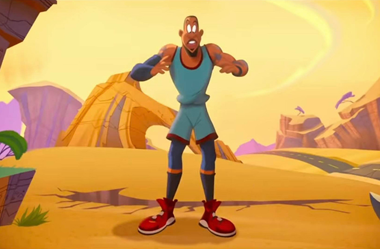 Toon LeBron James from Space Jam: A New Legacy