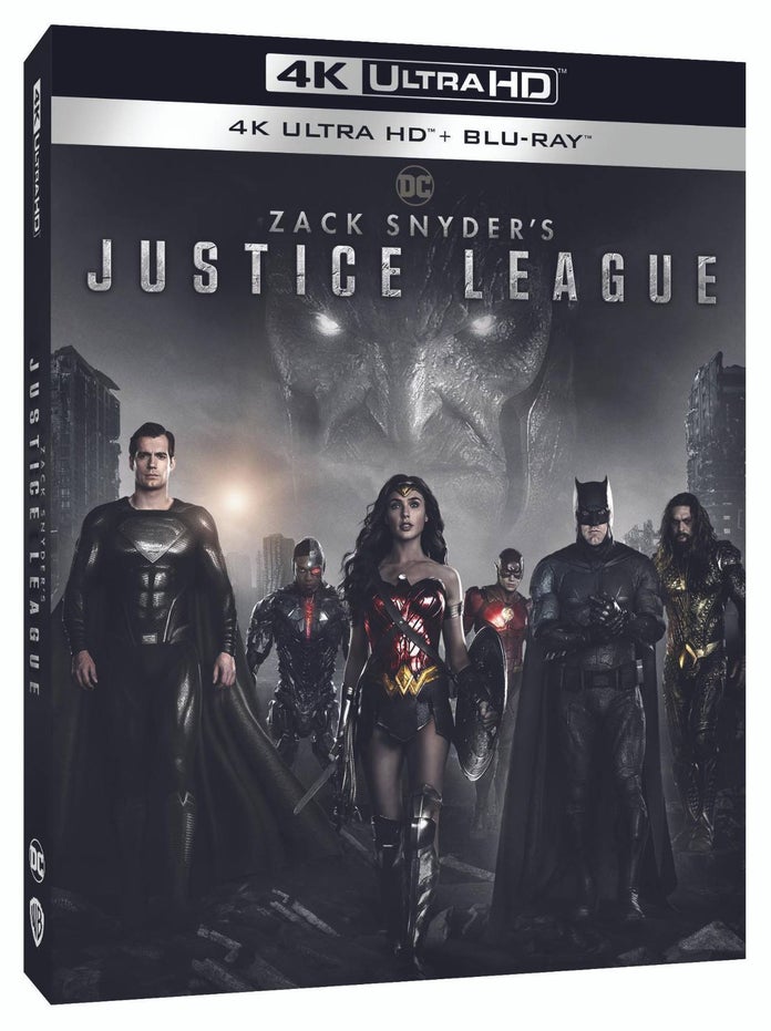 Cover Art for Zack Snyder's Justice League Physical Media release