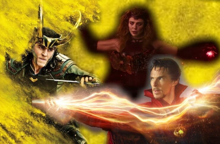 Loki, Scarlet Witch, and Doctor Strange
