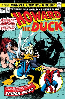 The cover of Howard the Duck #1