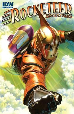 cover of the IDW comic The Rocketeer Adventures