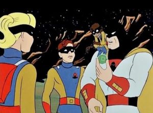 Jan, Jace, Blip, and Space Ghost