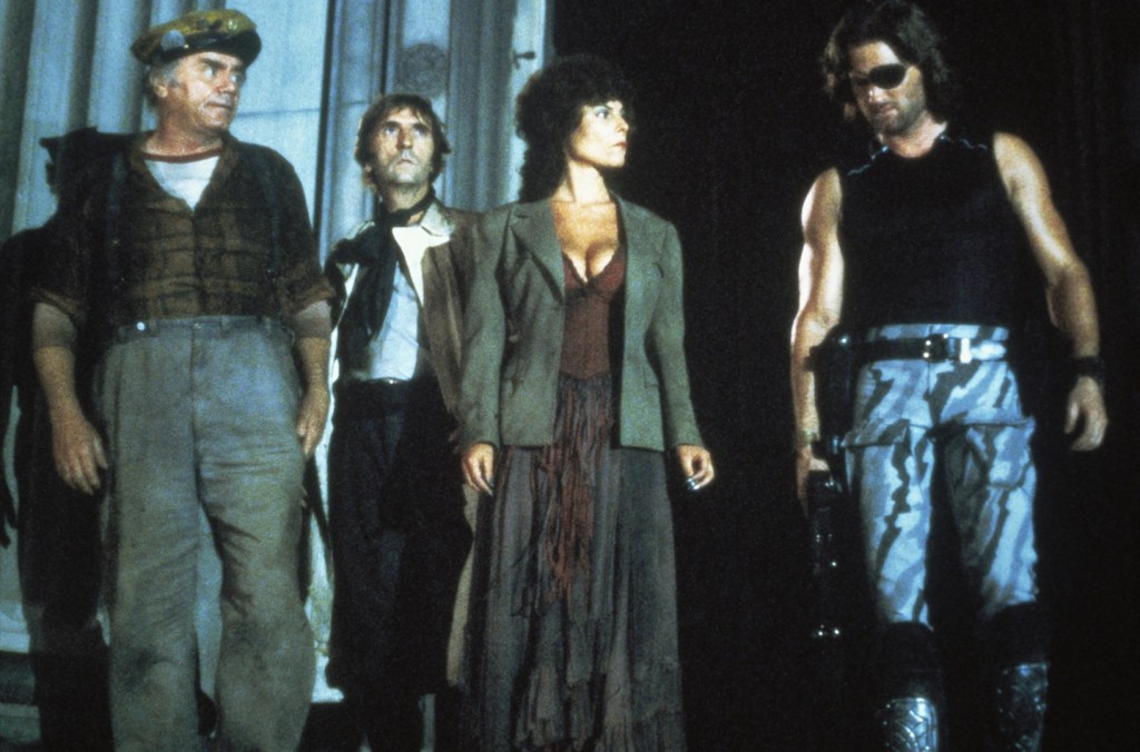 Ernest Borgnine, Harry Dean Stanton, Adrienne Barbeau, andKurt Russell in 'Escape From New York'