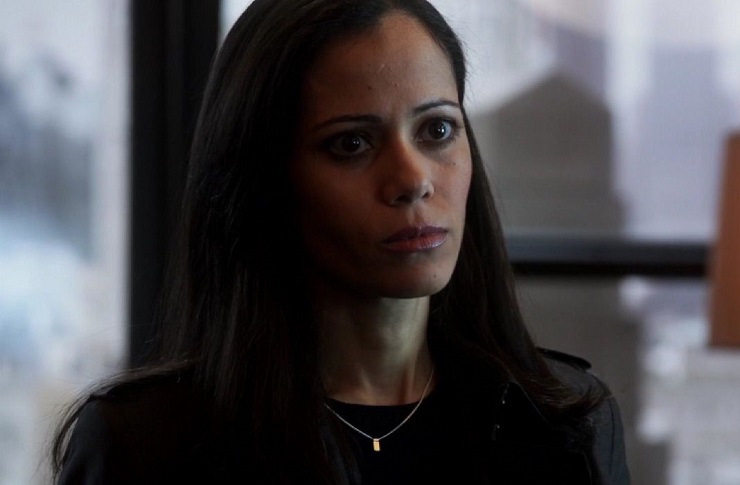 Victoria Cartagena as Renee Montoya on FOX's Gotham